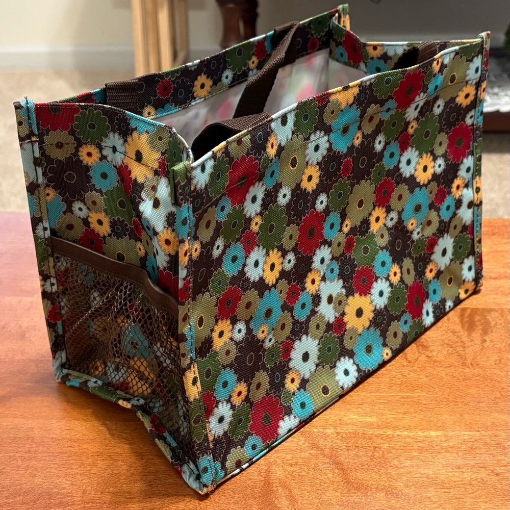Thirty one All In One organizer bag. Never used
8” high   12 “ wide